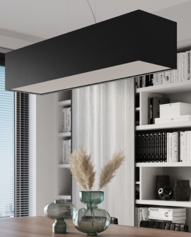 Żyrandol SANTA BIS 80 czarny Sollux SL.0780