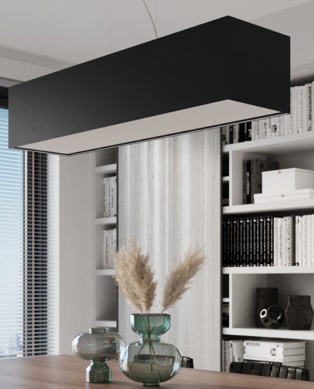 Żyrandol SANTA BIS 80 czarny Sollux SL.0780
