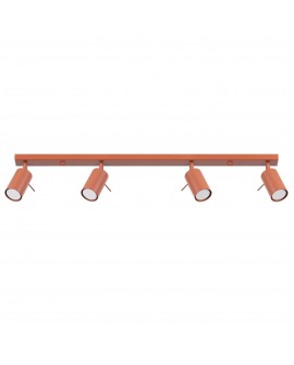 Plafon RING 4L ochra czerwona Sollux SL.1510