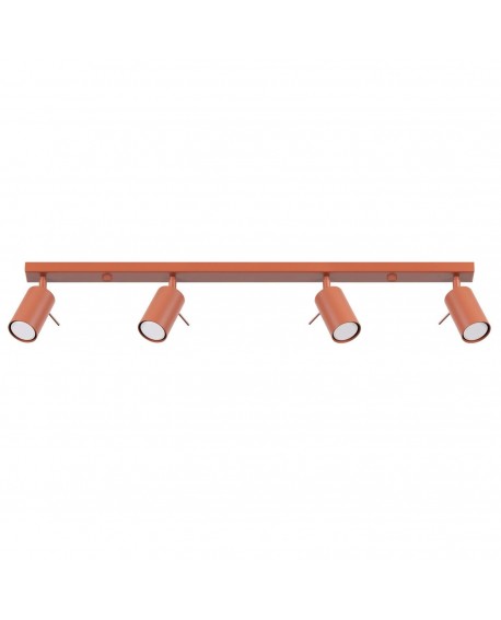 Plafon RING 4L ochra czerwona Sollux SL.1510