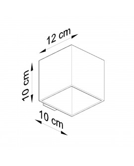 Kinkiet QUAD 1 antracyt Sollux SL.0565