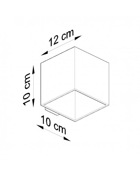 Kinkiet QUAD 1 antracyt Sollux SL.0565