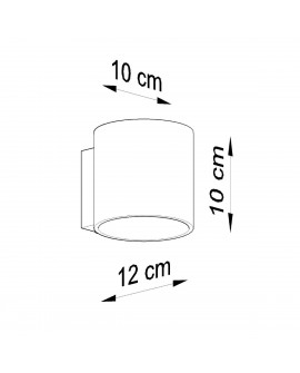 Kinkiet ORBIS 1 antracyt Sollux SL.0566