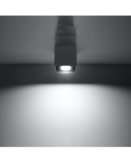 Plafon QUAD 1 antracyt Sollux SL.0567