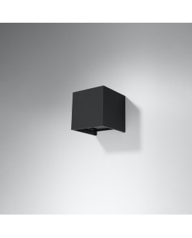 Kinkiet LUCA czarny LED IP54 Sollux SL.0545