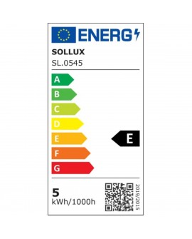 Kinkiet LUCA czarny LED IP54 Sollux SL.0545