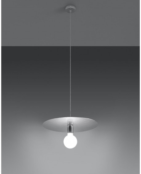 Lampa wisząca FLAVIO inox Sollux SL.0854