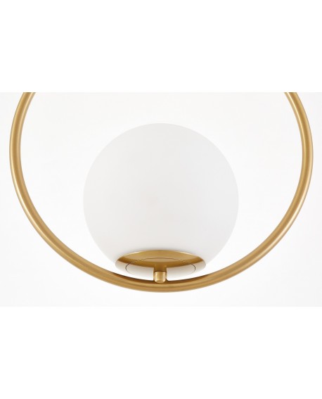 NOWOCZESNA LAMPA WISZĄCA SZCZOTKOWANE ZŁOTO VERO 1A LUMINA DECO