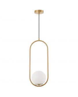 NOWOCZESNA LAMPA WISZĄCA SZCZOTKOWANE ZŁOTO VERO 1B LUMINA DECO