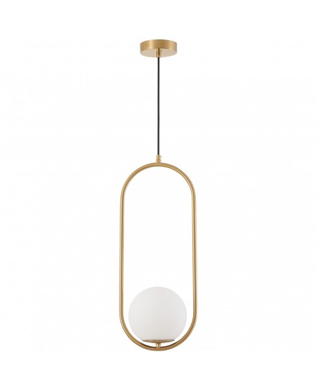 NOWOCZESNA LAMPA WISZĄCA SZCZOTKOWANE ZŁOTO VERO 1B LUMINA DECO