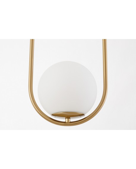 NOWOCZESNA LAMPA WISZĄCA SZCZOTKOWANE ZŁOTO VERO 1B LUMINA DECO