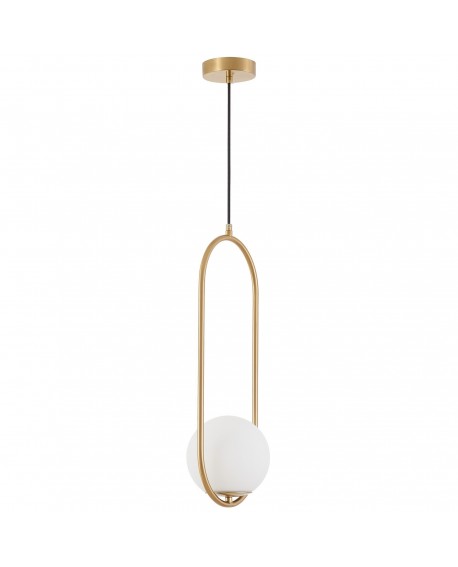 NOWOCZESNA LAMPA WISZĄCA SZCZOTKOWANE ZŁOTO VERO 1B LUMINA DECO