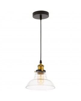 LAMPA WISZĄCA ZWIS CZARNY BAO LUMINA DECO