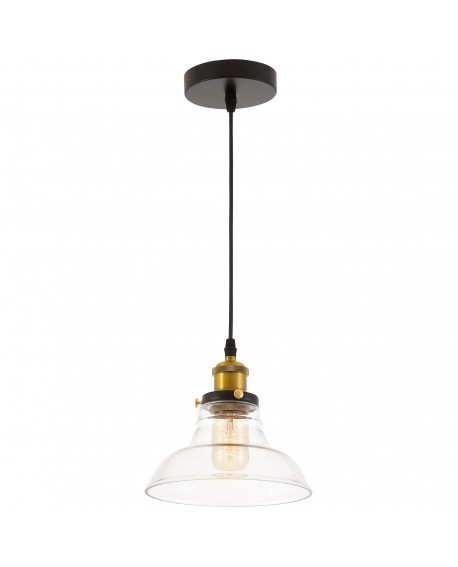 LAMPA WISZĄCA ZWIS CZARNY BAO LUMINA DECO