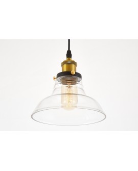 LAMPA WISZĄCA ZWIS CZARNY BAO LUMINA DECO