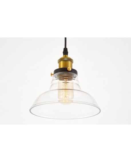 LAMPA WISZĄCA ZWIS CZARNY BAO LUMINA DECO