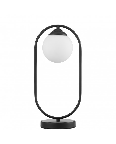 NOWOCZESNA LAMPA BIURKOWA CZARNA VERO W1 LUMINA DECO