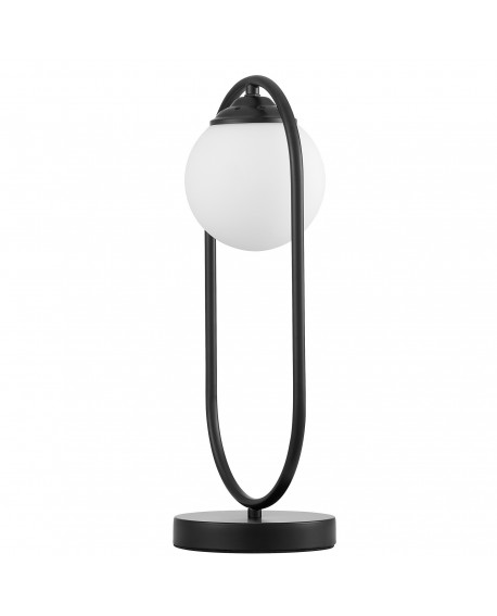 NOWOCZESNA LAMPA BIURKOWA CZARNA VERO W1 LUMINA DECO