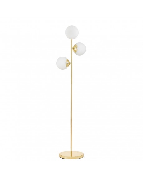 LAMPA STOJĄCA PODŁOGOWA KLASYCZNE ZŁOTO FINO W3 LUMINA DECO