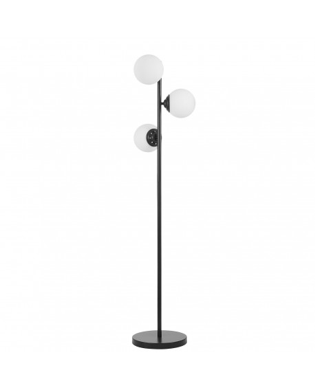 LAMPA STOJĄCA PODŁOGOWA CZARNA FINO W3 LUMINA DECO