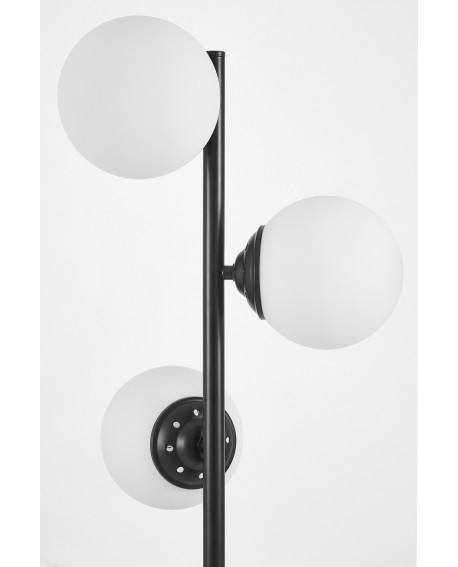 LAMPA STOJĄCA PODŁOGOWA CZARNA FINO W3 LUMINA DECO