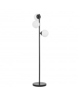 LAMPA STOJĄCA PODŁOGOWA CZARNA FINO W3 LUMINA DECO