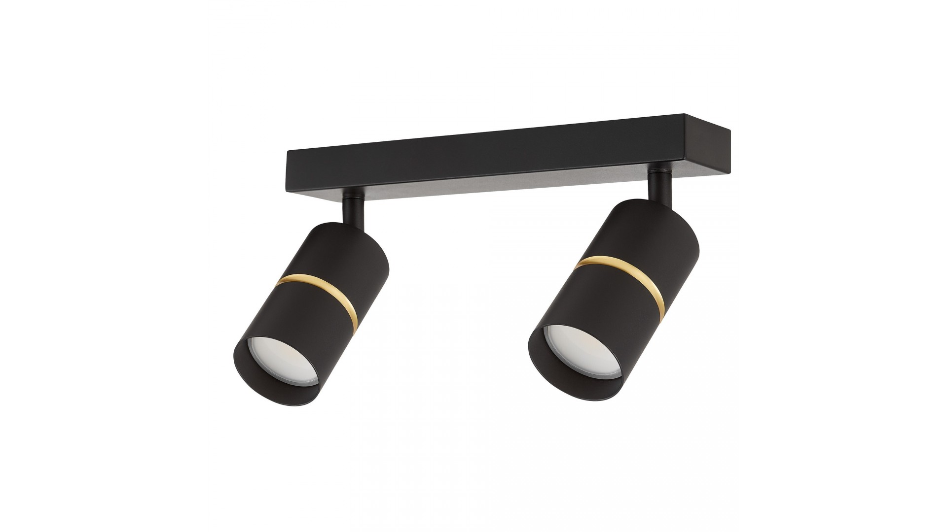 SPOT NOWOCZESNA LAMPA SUFITOWA CZARNA ASTI W2