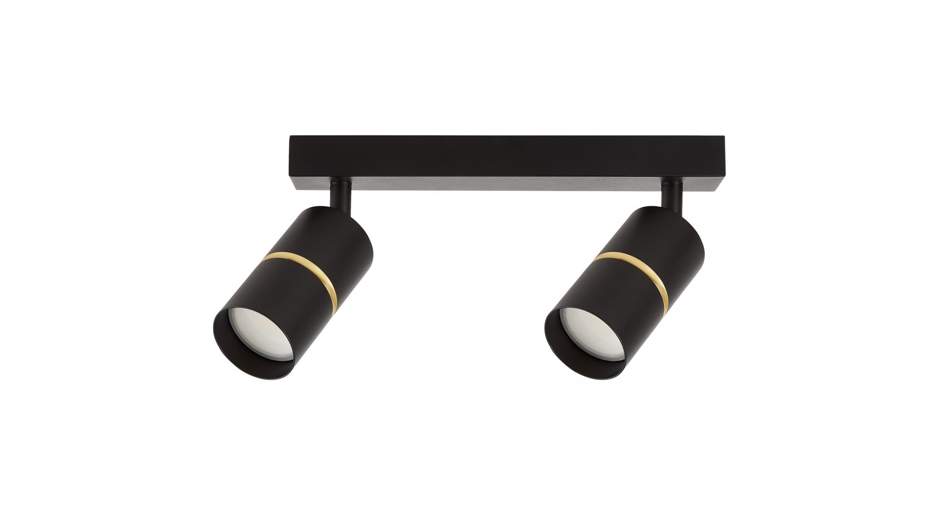 SPOT NOWOCZESNA LAMPA SUFITOWA CZARNA ASTI W2