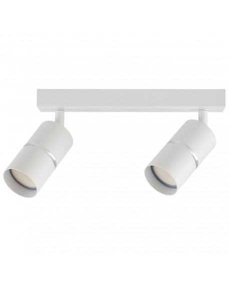 SPOT NOWOCZESNA LAMPA SUFITOWA BIAŁA ASTI W2 LUMINA DECO