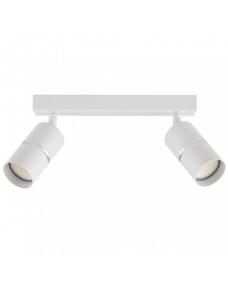 SPOT NOWOCZESNA LAMPA SUFITOWA BIAŁA ASTI W2 LUMINA DECO
