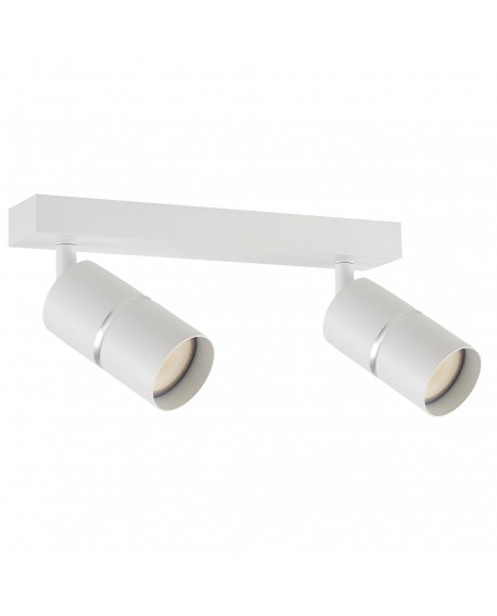 SPOT NOWOCZESNA LAMPA SUFITOWA BIAŁA ASTI W2 LUMINA DECO