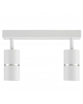 SPOT NOWOCZESNA LAMPA SUFITOWA BIAŁA ASTI W2 LUMINA DECO