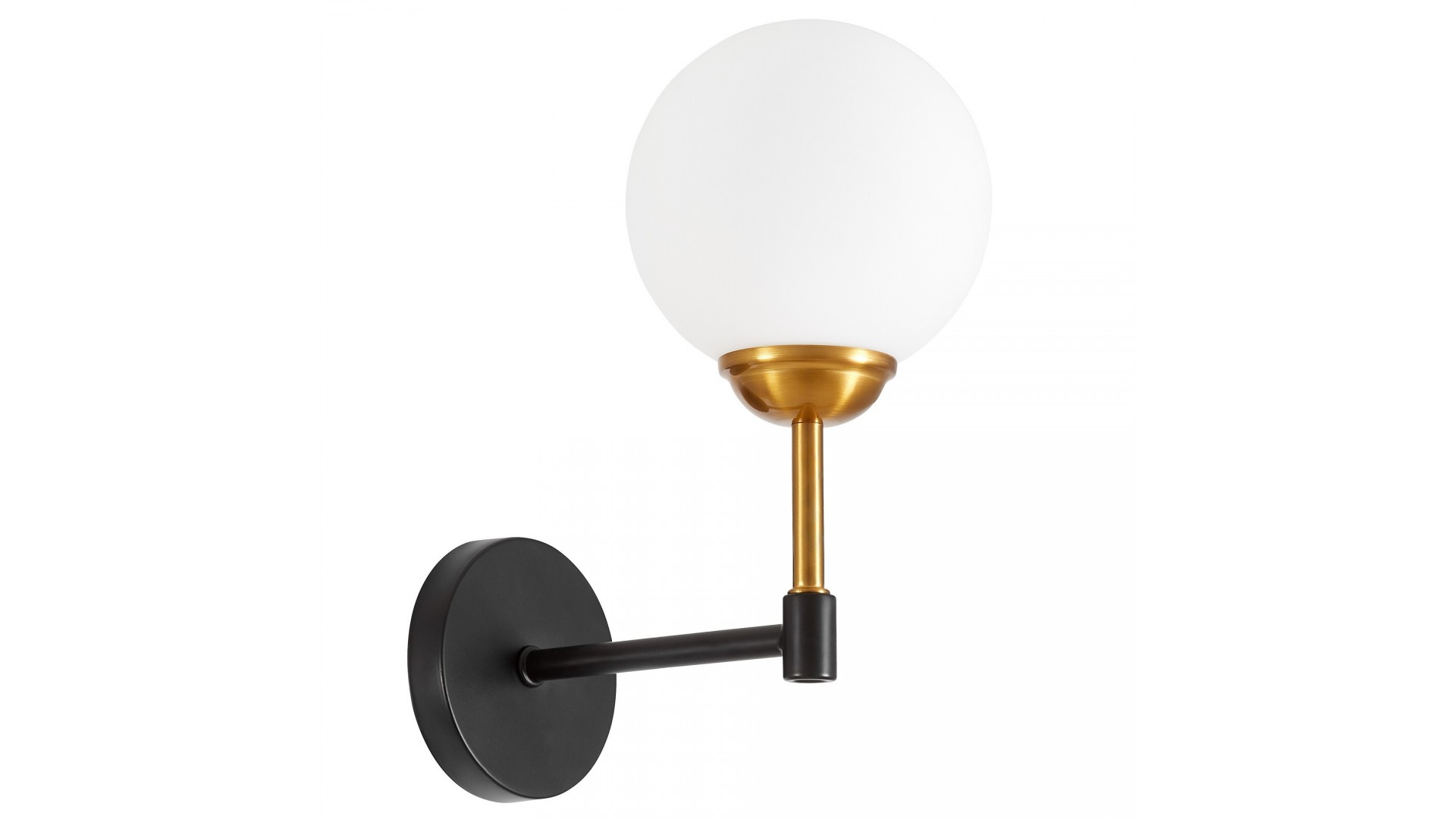 NOWOCZESNA LAMPA ŚCIENNA KINKIET CZARNO-ZŁOTY ALDONO LUMINA DECO