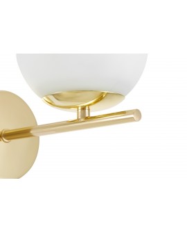 LAMPA ŚCIENNA KINKIET NOWOCZESNY KLASYCZNY ZŁOTY LEDO W1 LUMINA DECO