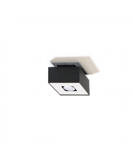 Plafon MONO 1 czarny Sollux SL.0070