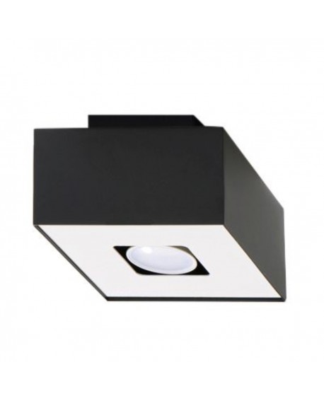 Plafon MONO 1 czarny Sollux SL.0070