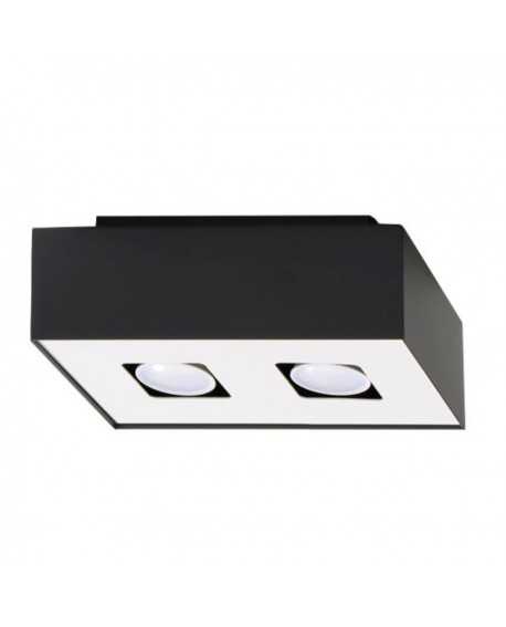 Plafon MONO 2 czarny Sollux SL.0071