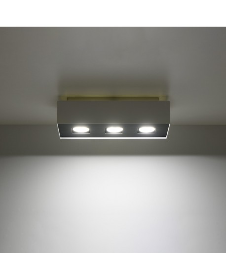 Plafon MONO 3 biały Sollux SL.0068