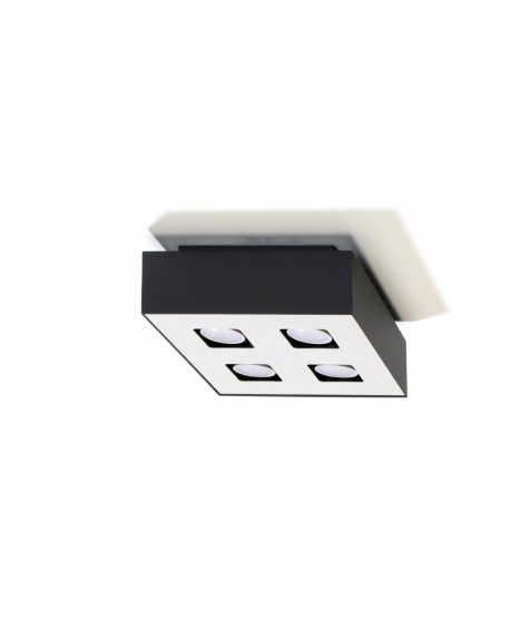 Plafon MONO 4 czarny Sollux SL.0073