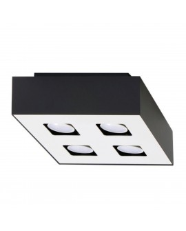 Plafon MONO 4 czarny Sollux SL.0073