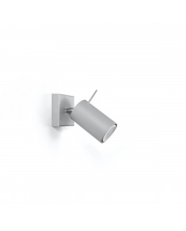 Kinkiet RING 1 szary Sollux SL.0449