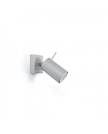 Kinkiet RING 1 szary Sollux SL.0449