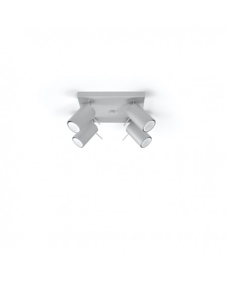 Plafon RING 4 szary Sollux SL.0452