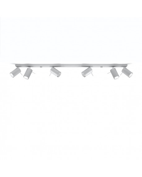 Plafon RING 6L szary Sollux SL.0454