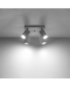 Plafon MERIDA 4 biały Sollux SL.0098