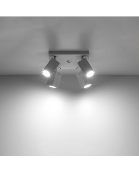 Plafon MERIDA 4 biały Sollux SL.0098