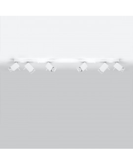 Plafon MERIDA 6L biały Sollux SL.0464