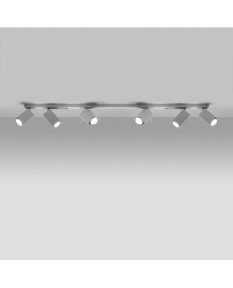 Plafon MERIDA 6L biały Sollux SL.0464