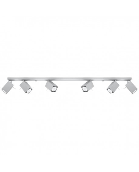 Plafon MERIDA 6L szary Sollux SL.0462