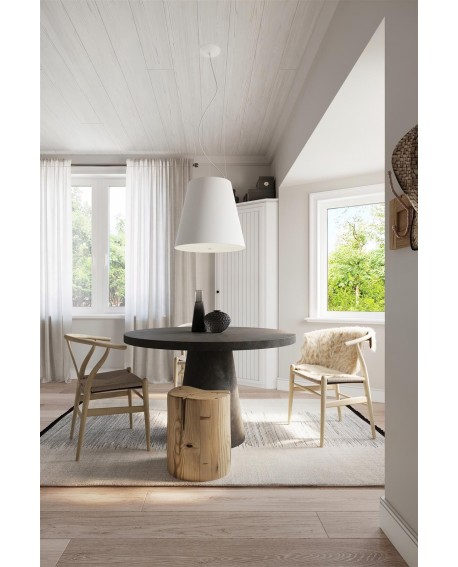 Żyrandol GENEVE 50 biały Sollux SL.0735